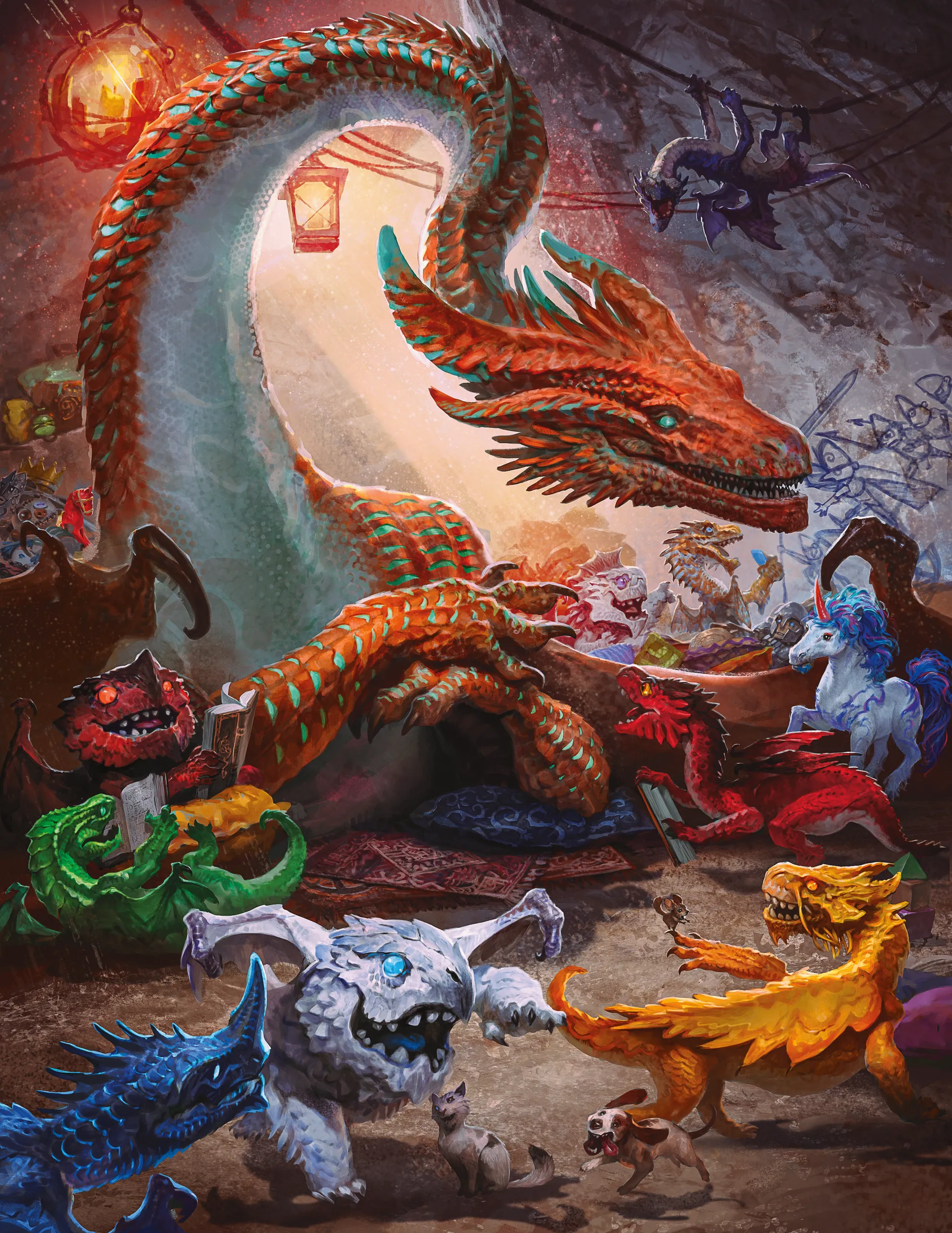 An ancient copper dragon w...