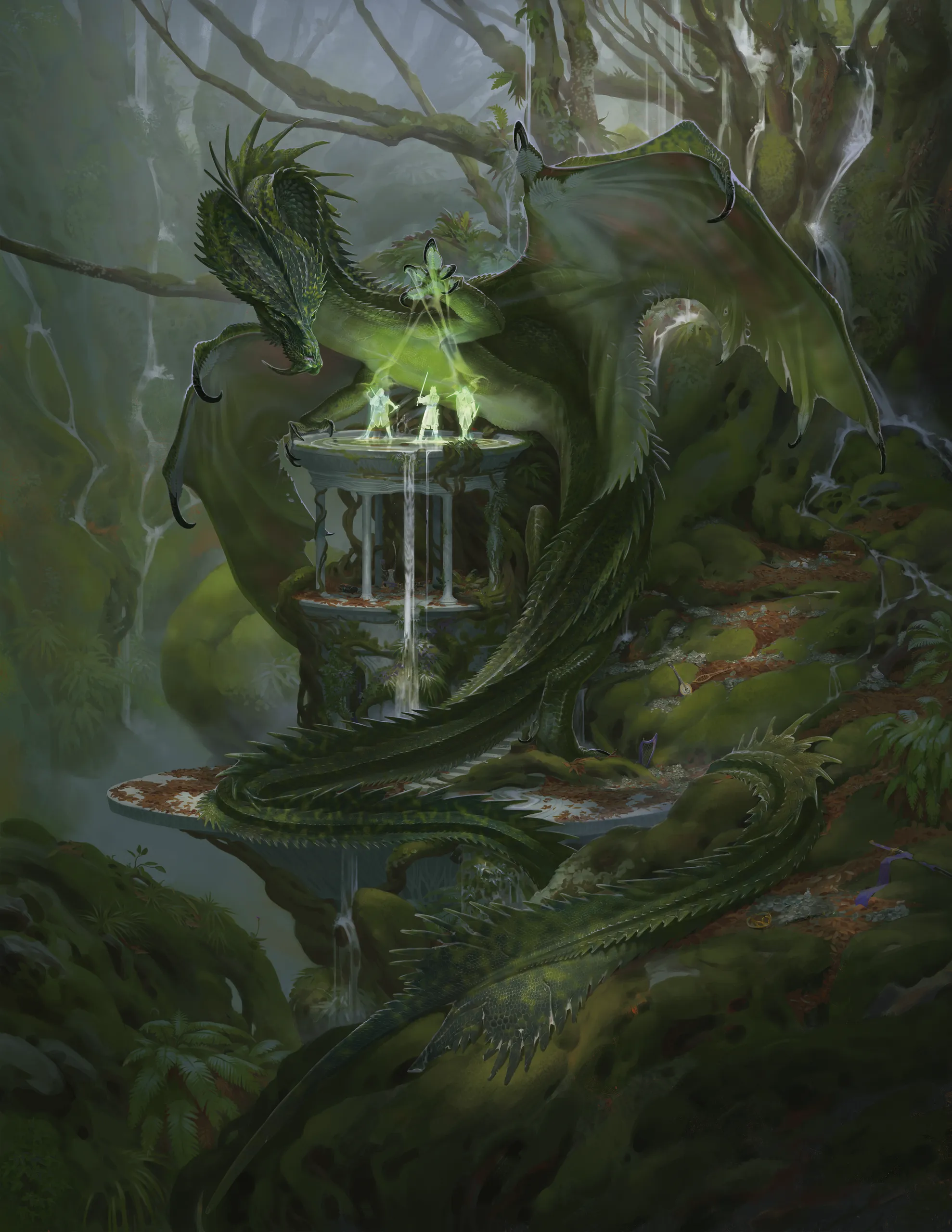 An ancient green dragon ma...