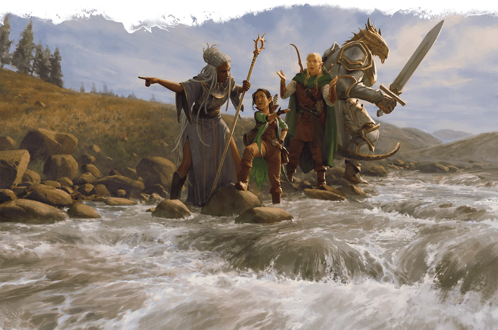 A river presents an obstac...
