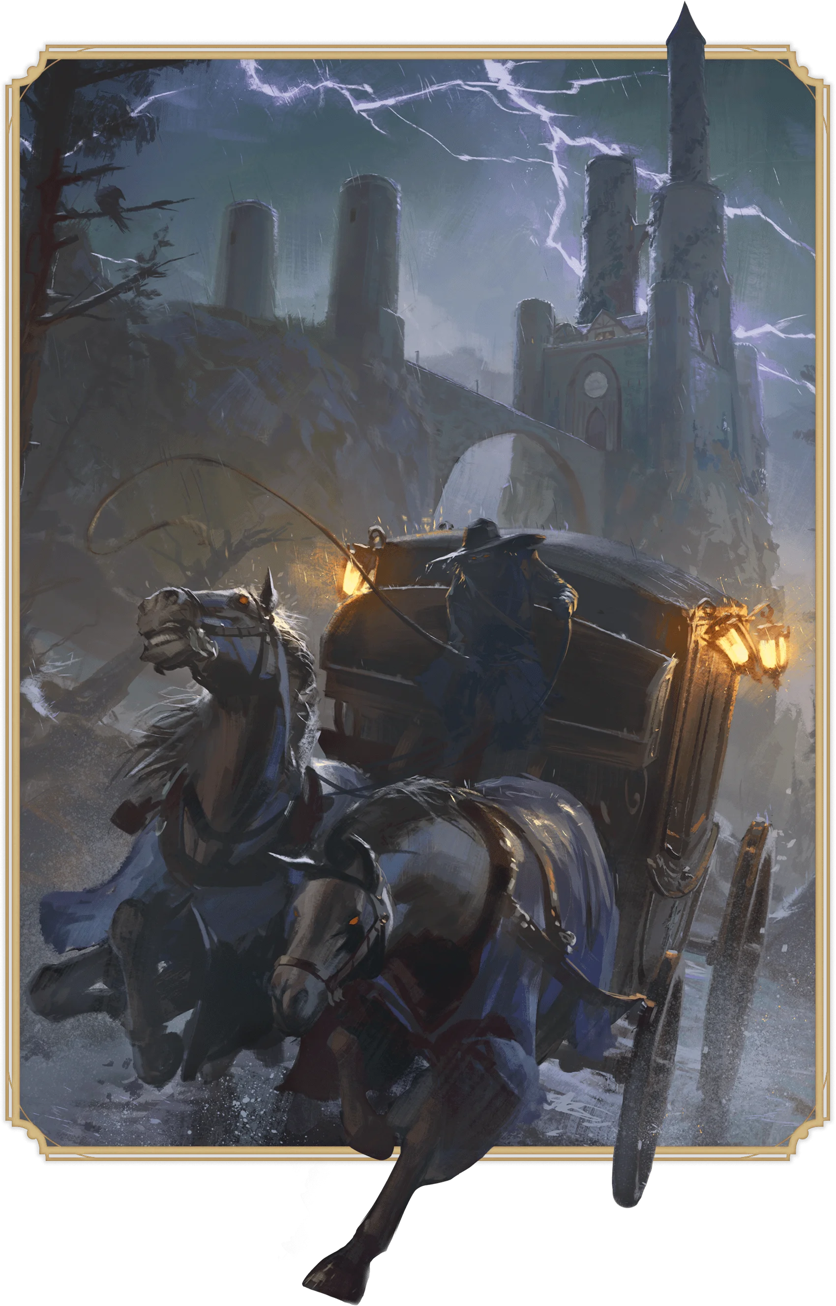 A mysterious carriage brin...