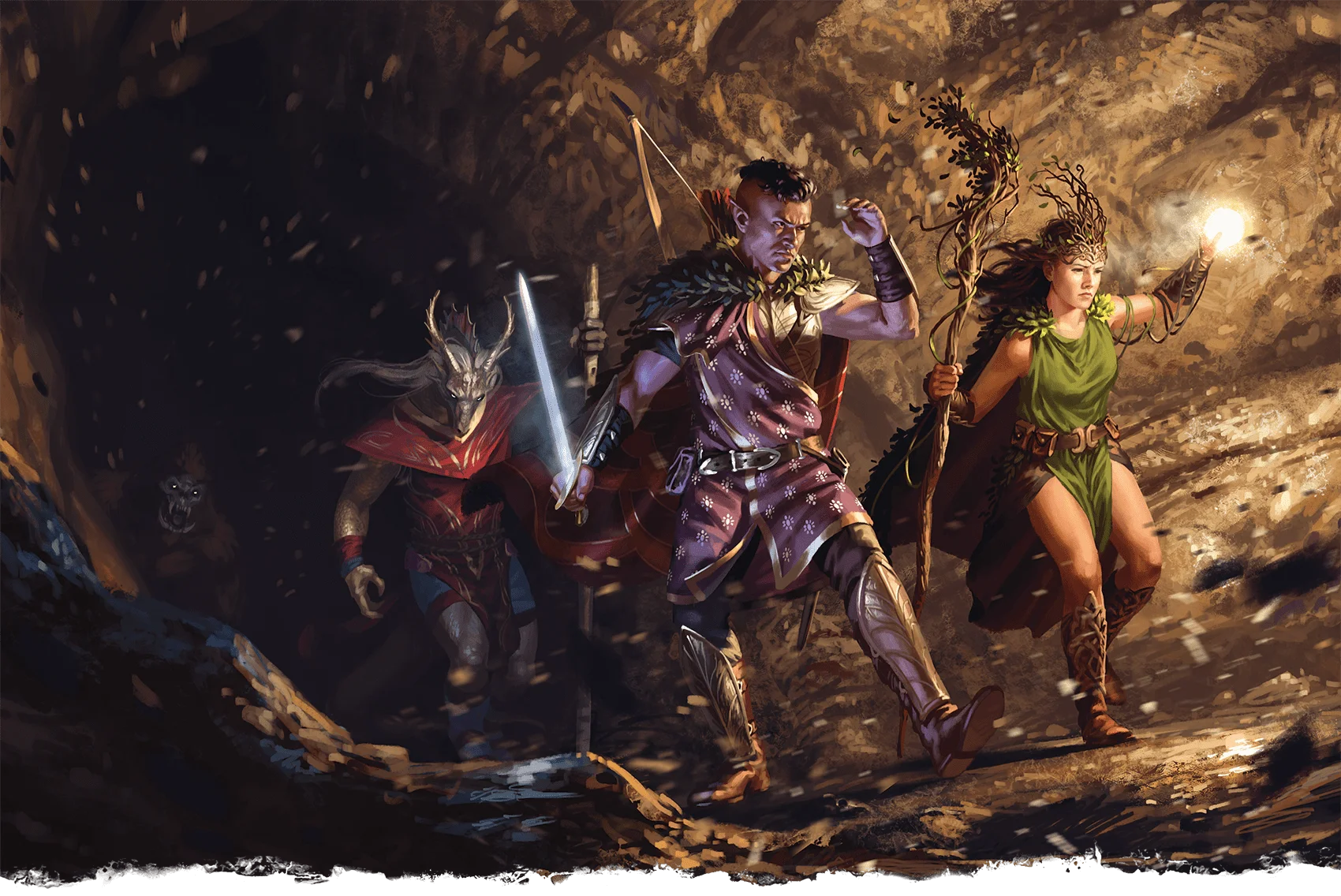 Three adventurers brave th...