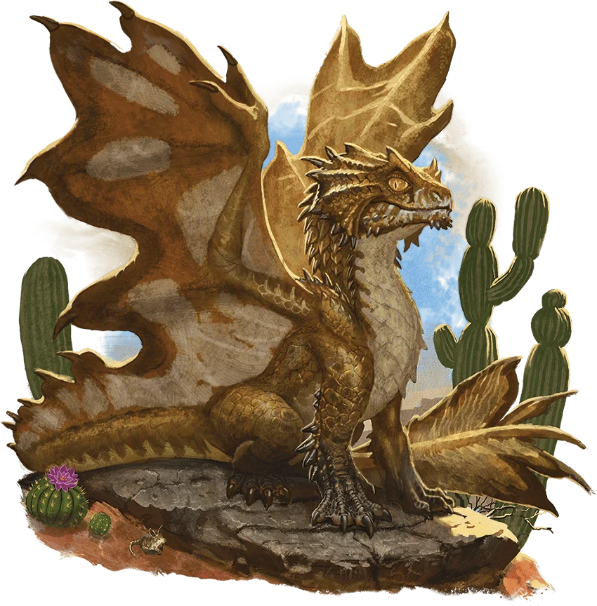 Brass Dragon Wyrmling