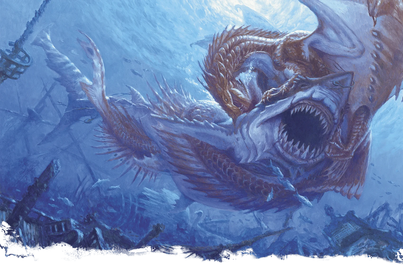 An adult bronze dragon def...