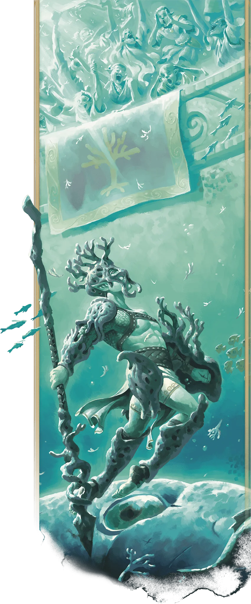 In an undersea arena, the ...