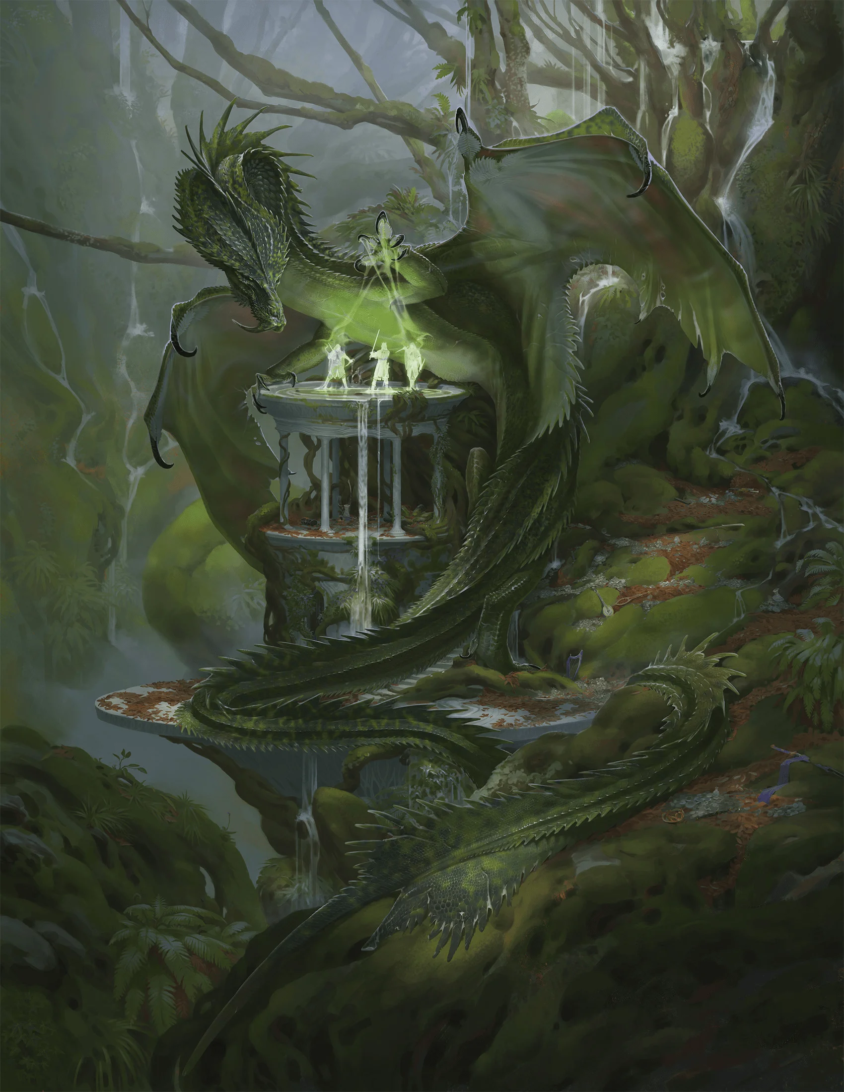 An ancient green dragon ma...