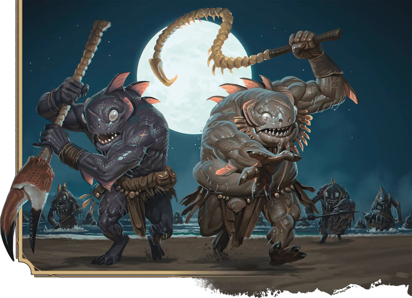 A kuo-toa whip and kuo-toa...