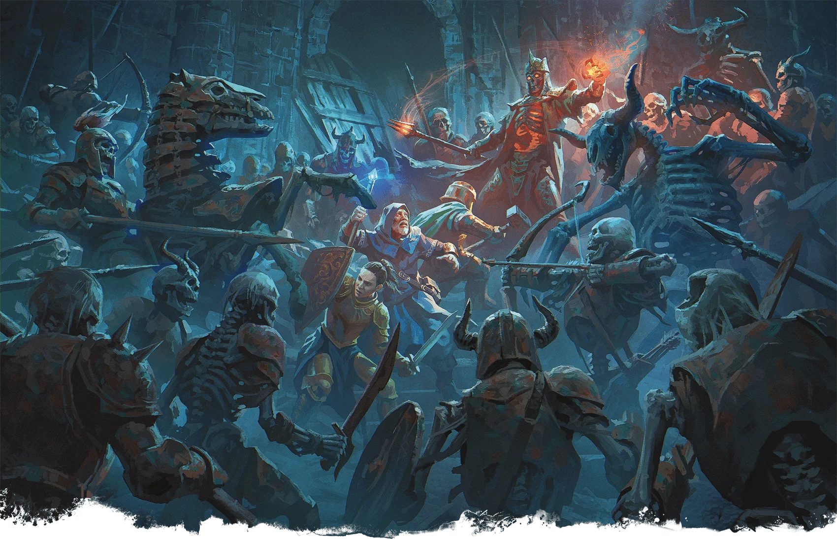 Adventurers face an onslau...