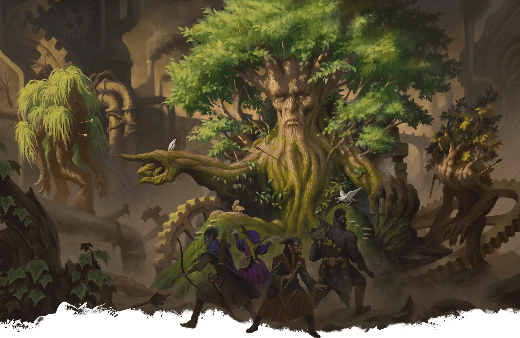 A treant evicts adventurer...