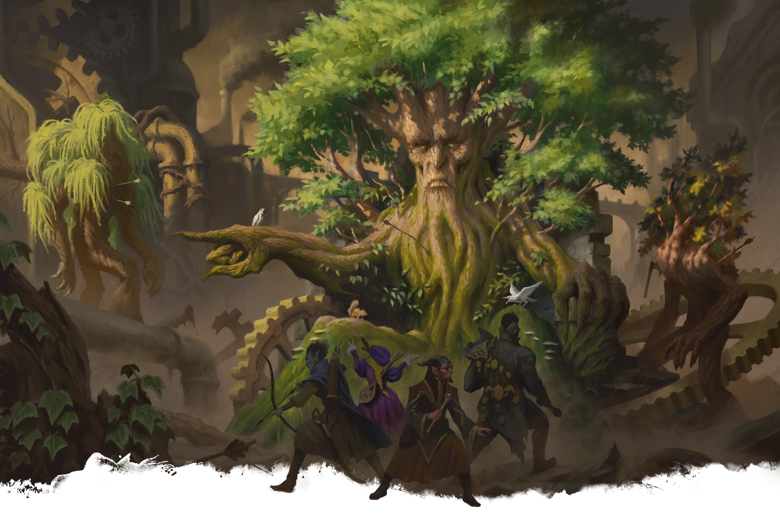 A treant evicts adventurer...