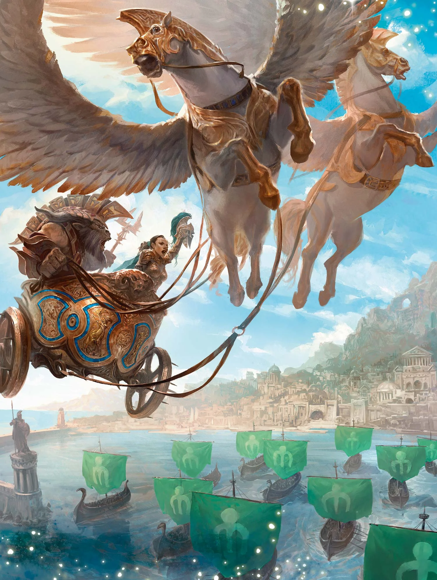 Soaring above the polis of...