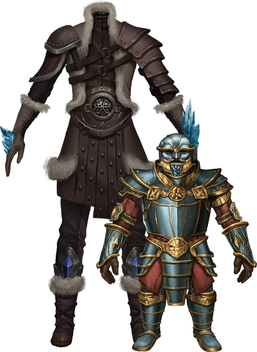 Armor of resistance (Leather Armor), Armor of invulnerability (Plate Armor)