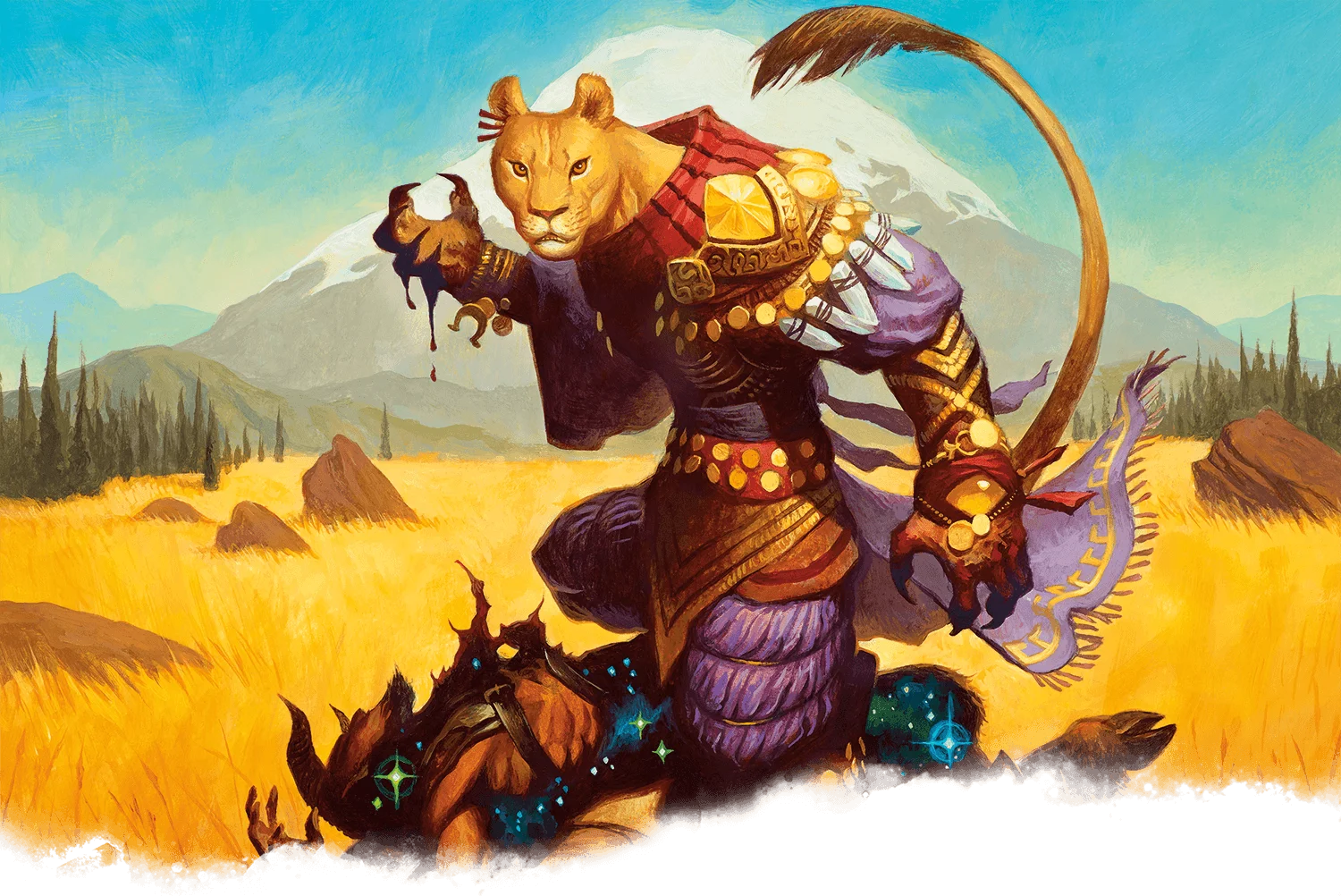Leonin matrons lead the prides of Oreskos, protecting the plains from interlopers