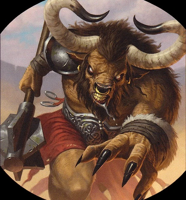 Flurrying Minotaur